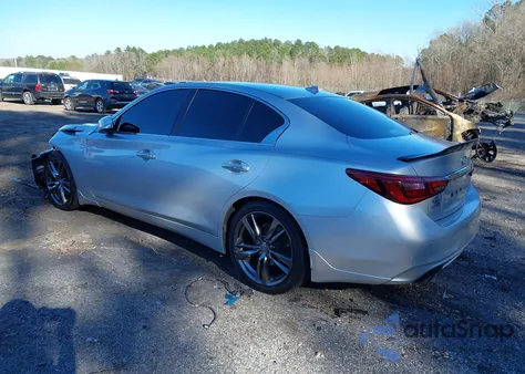 2019 Infiniti Q50 3.0T Signature Edition z USA, uszkodzony, nr VIN JN1EV7AP7KM540892